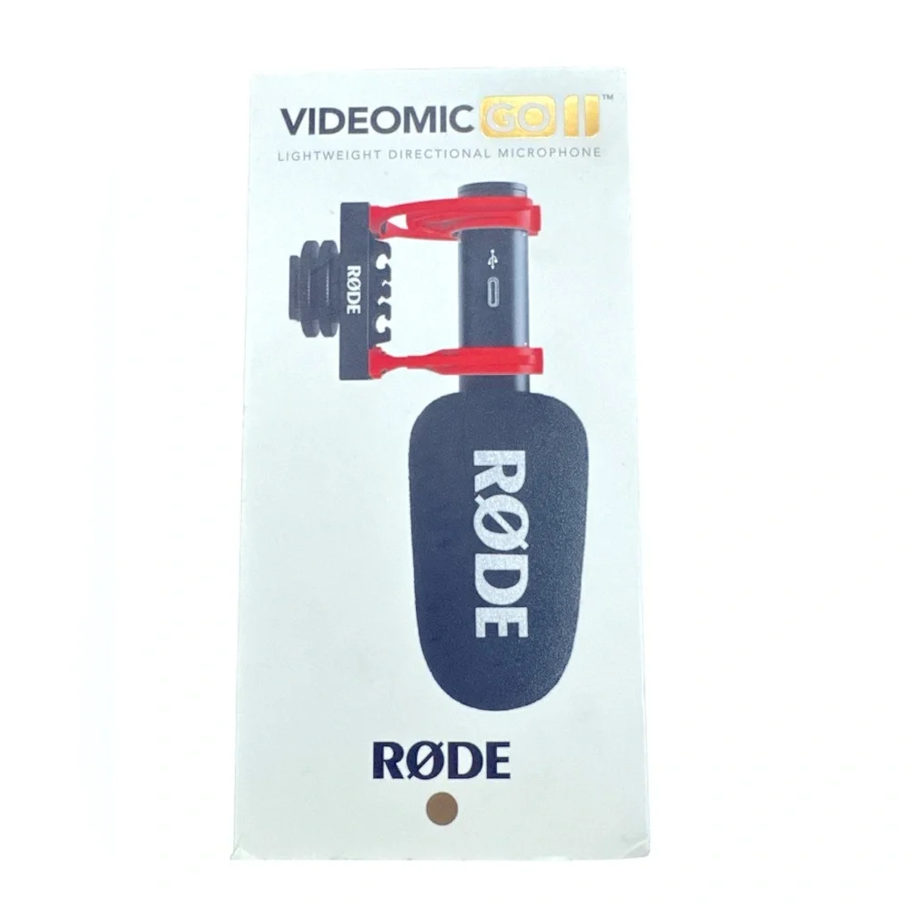Rode VideoMic GO II Camera-Mount Lightweight Directional Microphone